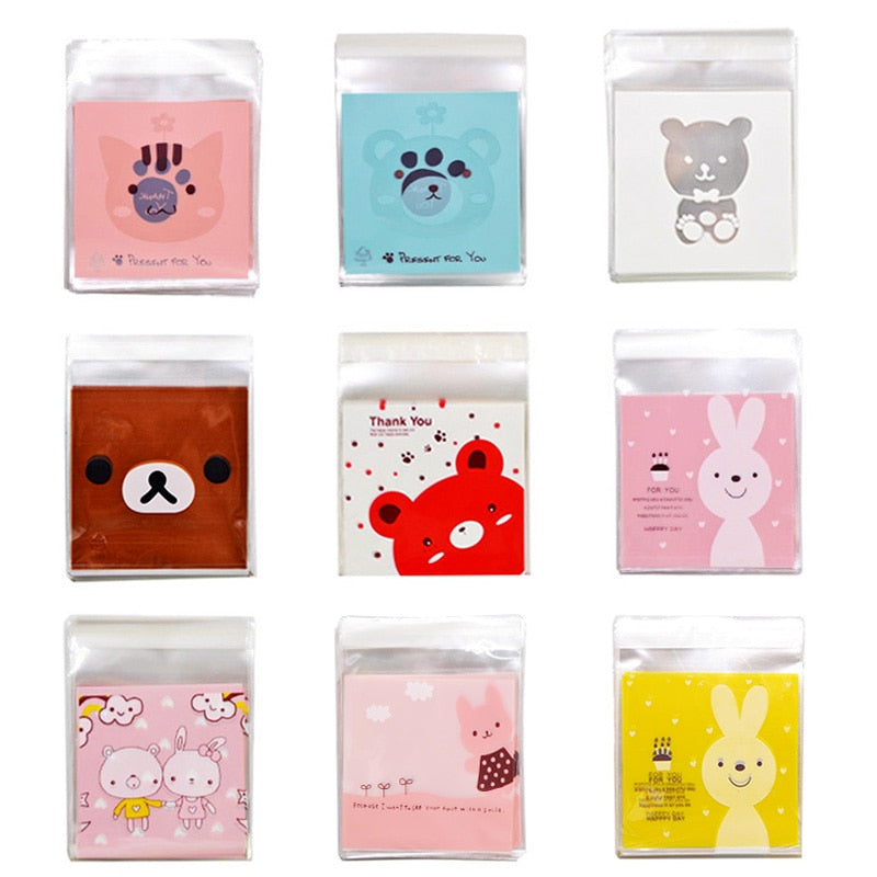 Cute Cartoon Gifts Bags Cookie Packaging