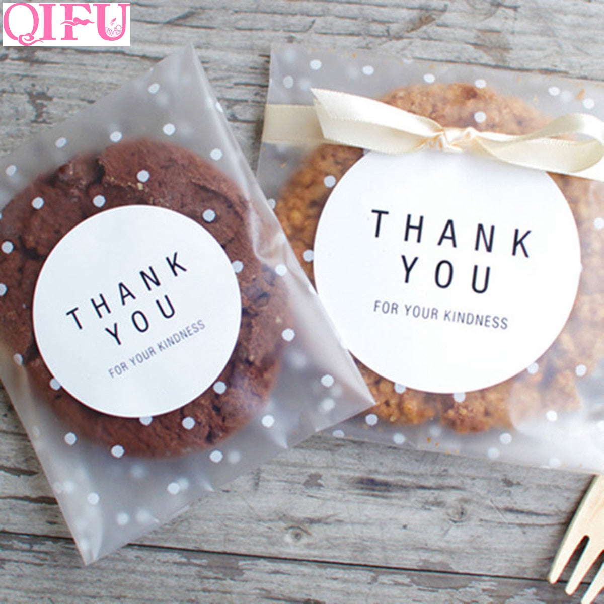 Transparent Plastic Bag Candy Cookie Gift Bag