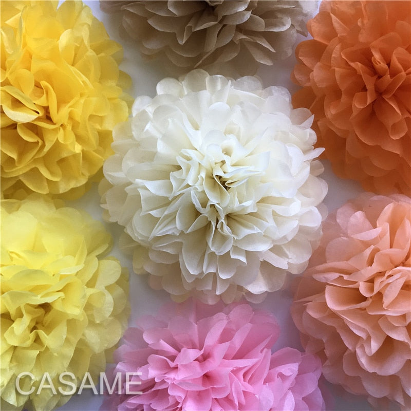 Baby shower decoration Tissue Paper Flowers