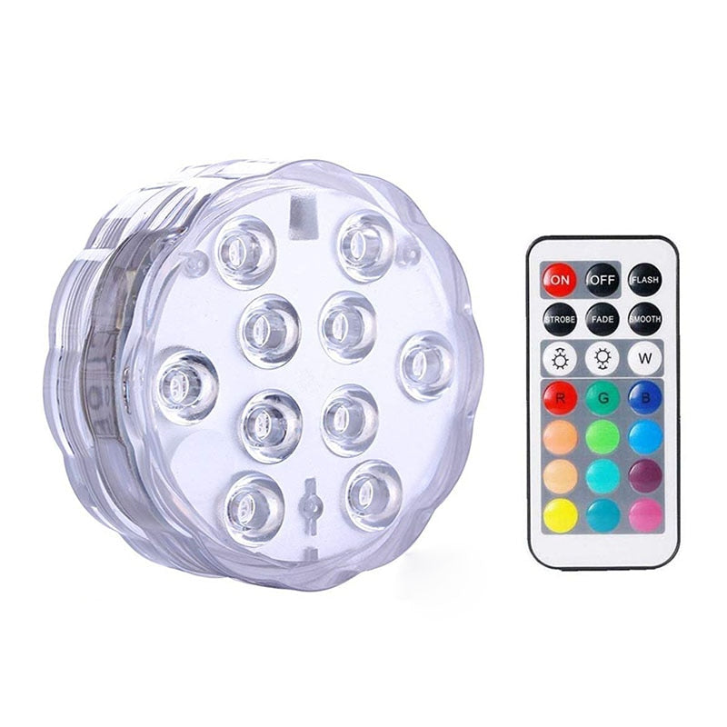 Multi Color Submersible LED Lights Underwater