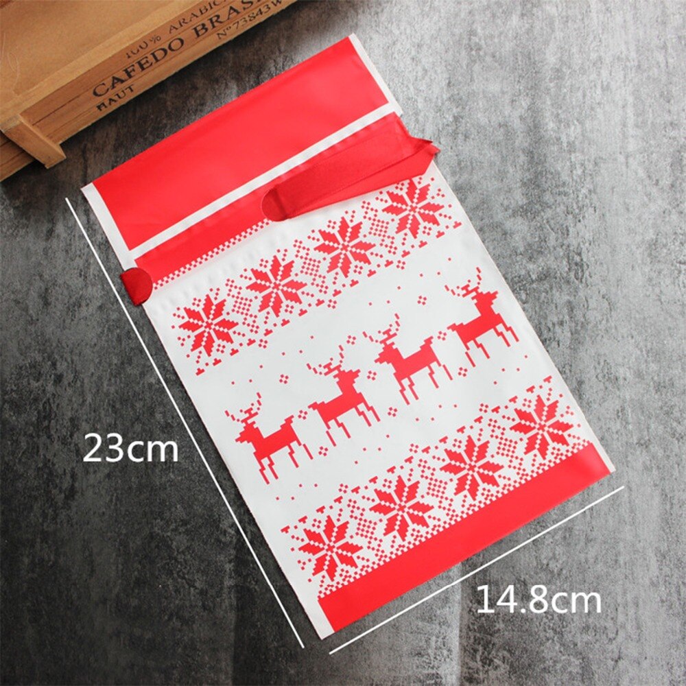 12pieces Merry Christmas Gift Bags Santa Claus