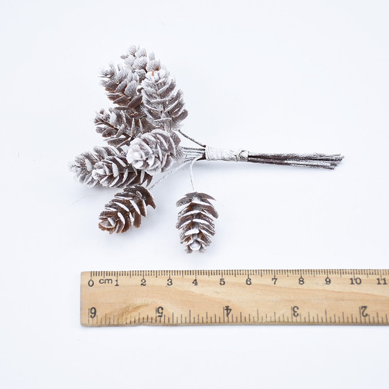 Bundle Artificial Plants Fake Pine Cone Decorative