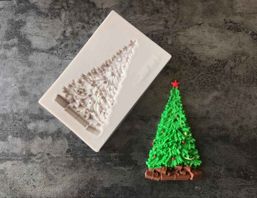 Christmas Tree Shape Silicone Mold DIY Epoxy