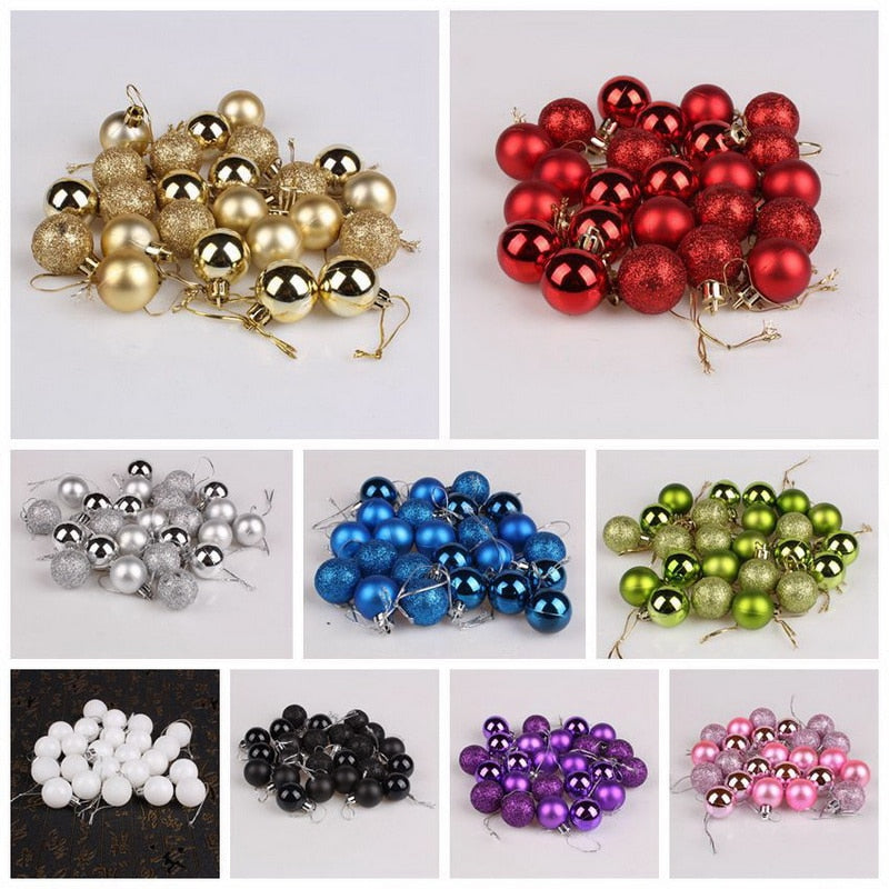 Baubles Ornament Balls For Christmas Tree Decoration