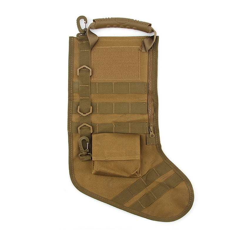 Christmas Stocking Socks Tactical Bag Dump Drop Pouch