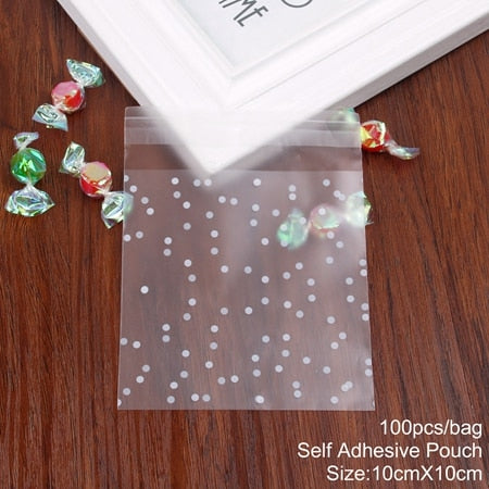 Transparent Plastic Bag Candy Cookie Gift Bag