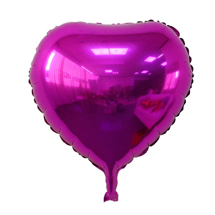 Star Moon Heart Pink Foil Balloon Helium Decoration