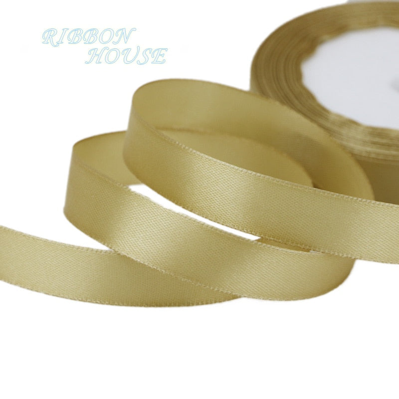 Single Face Satin Ribbon Decoration Gift Christmas Ribbons