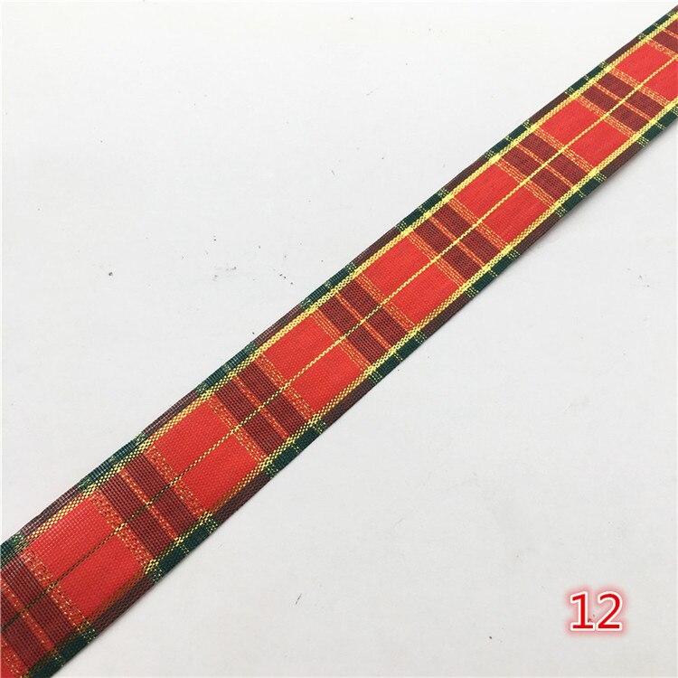 Red Lattice Printing Grosgrain Ribbon Bows