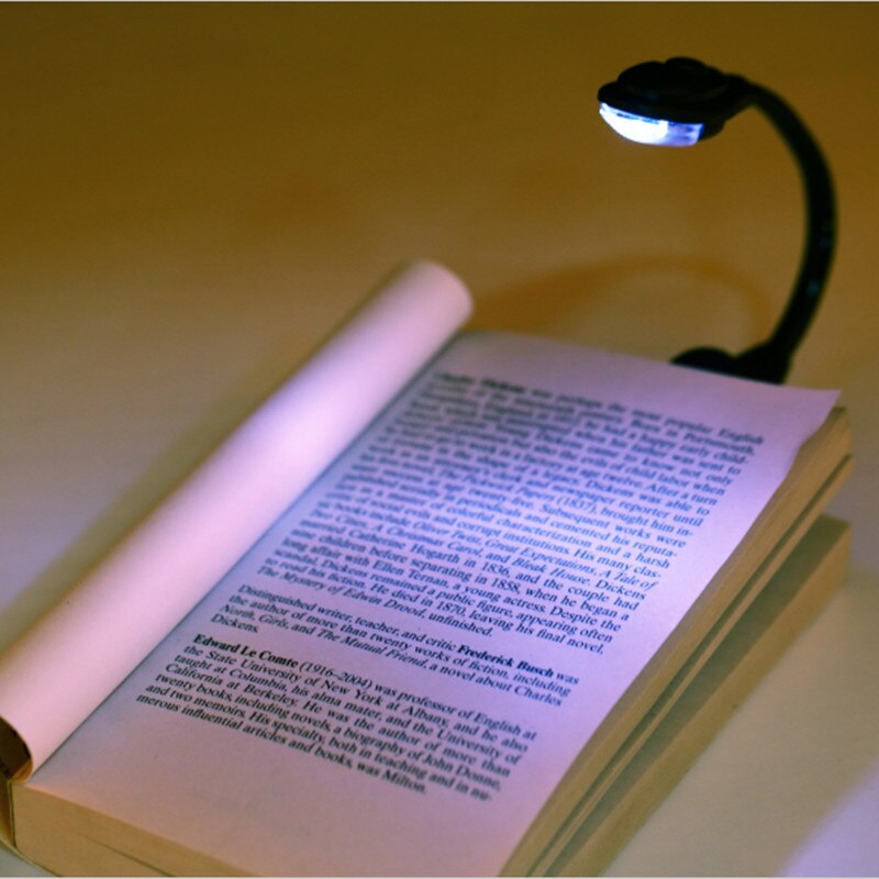 Led Book Light Mini Clip-On Flexible Bright LED