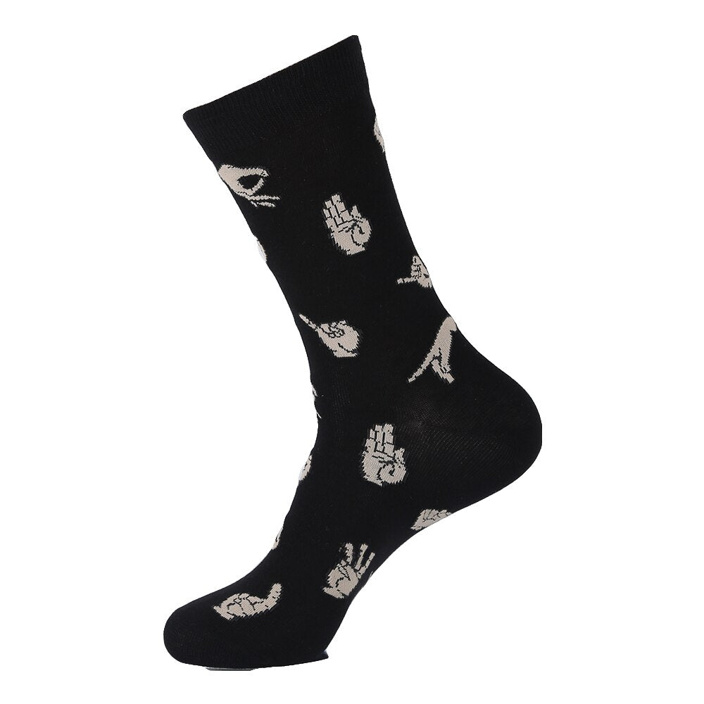 Cotton Men's Socks for Male Wedding Christmas Gift