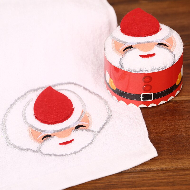Merry Christmas Gift Cupcake Cotton Towel