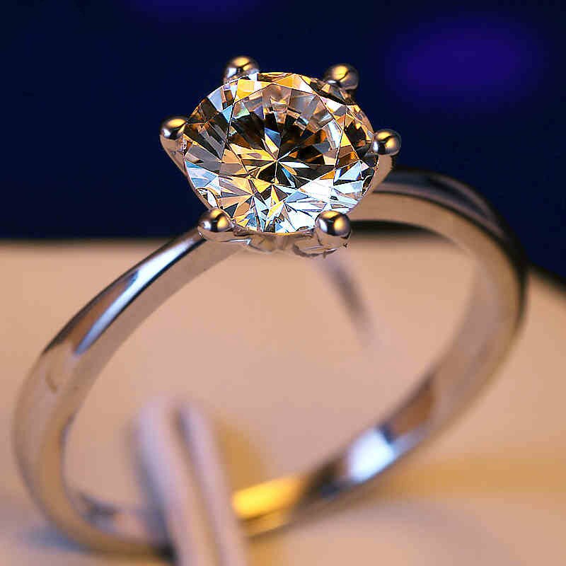 Crystal Rings for Bridal Christmas Gift Women