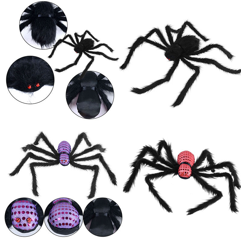 Halloween Giant Spider Scary Red Eyes