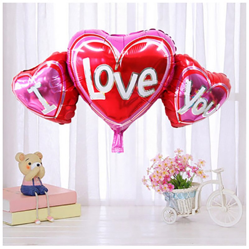 I Love You Kiss Me Lips Love Foil Balloon For Valentines Day