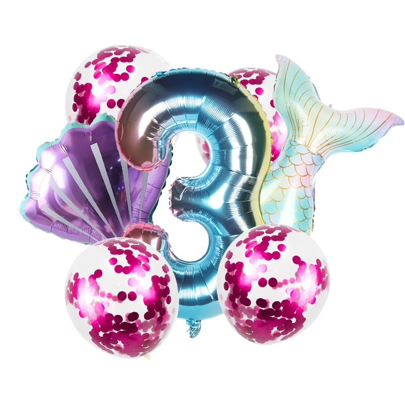 Little Mermaid Party Supplies Ocean Mermaid Birthday Party