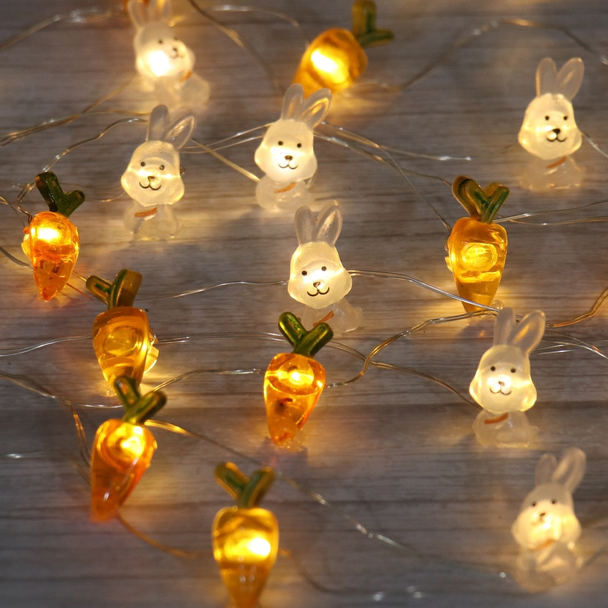 Easter LED Bunny String Lights Easter Decoration