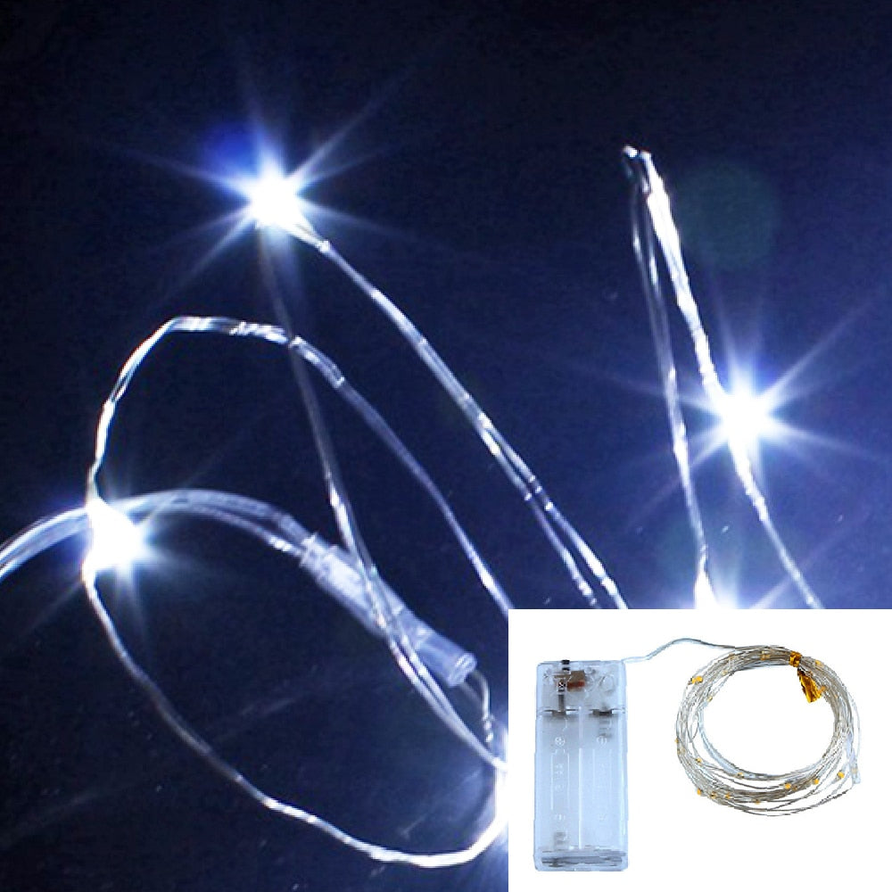 Led Fairy Lights Copper Wire String Outdoor Lamp