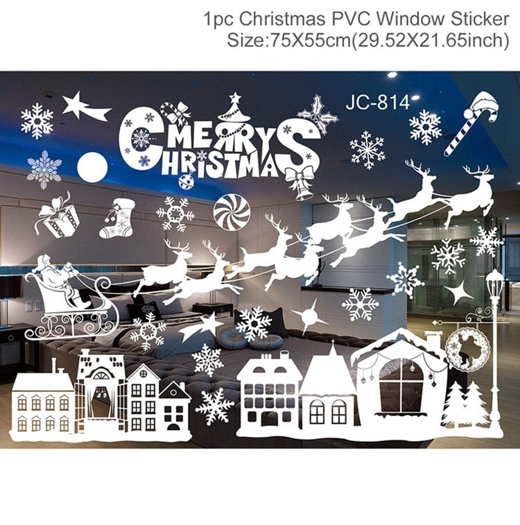 Christmas Window Stickers Christmas Wall Sticker