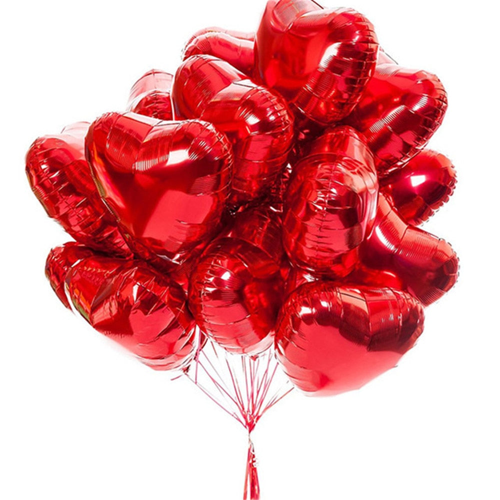 Love Foil Heart Helium Balloons Balloons Valentine