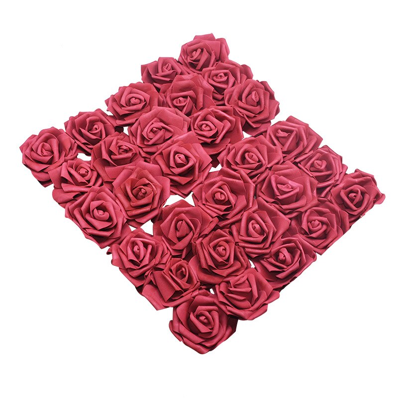 Artificial Flowers PE Foam Rose Fake Flowers Head