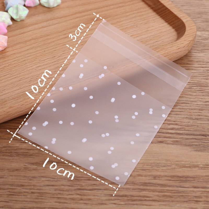 Transparent Dot Bags Small Ziplock Food Packaging