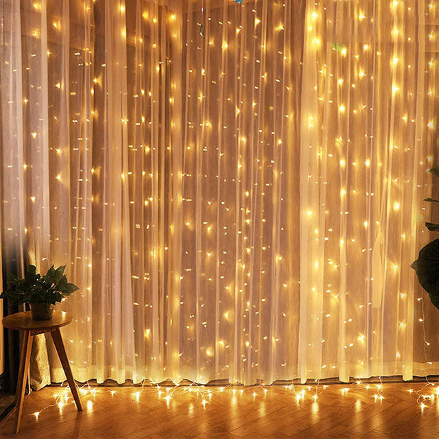 Christmas Curtain Light Garland Festoon
