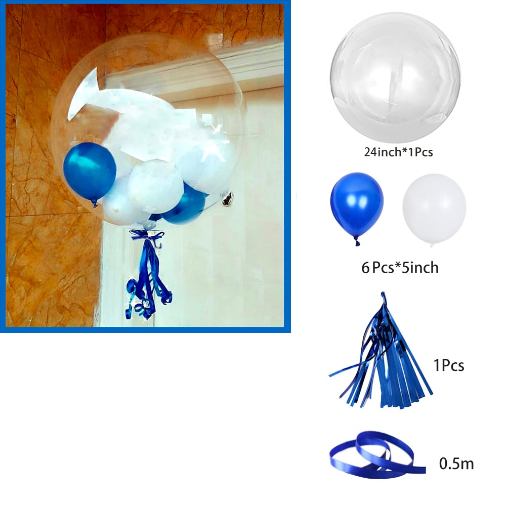 Balloons Transparent PVC Balloon Feather Latex