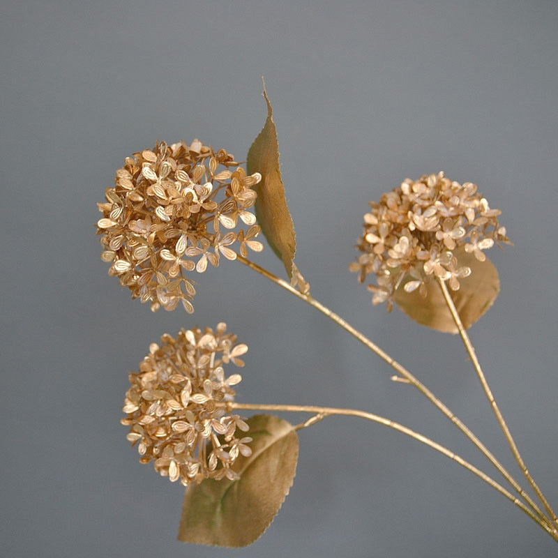 Golden Artificial Plants Maple Leaf Christmas Decor