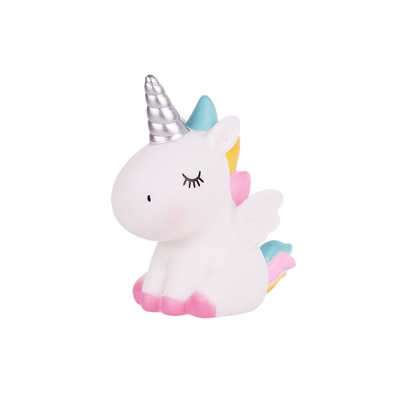 Rainbow Cake Toppers Unicorn Cloud Balloon Cake Flags