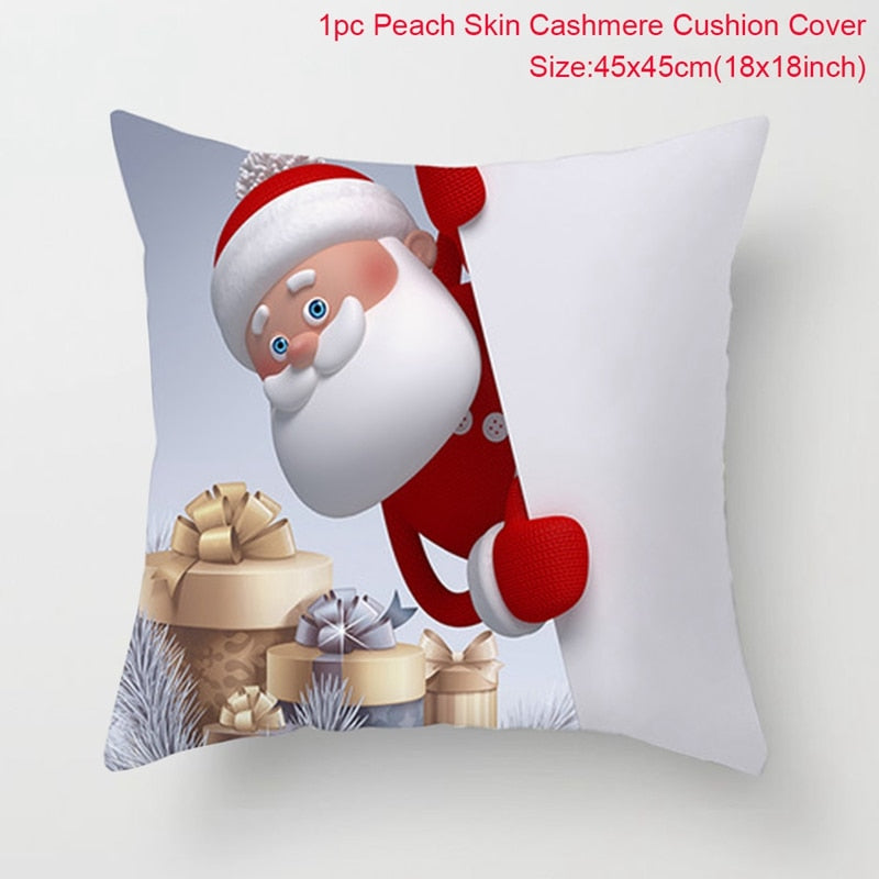 Snowman Christmas Cushion Cover