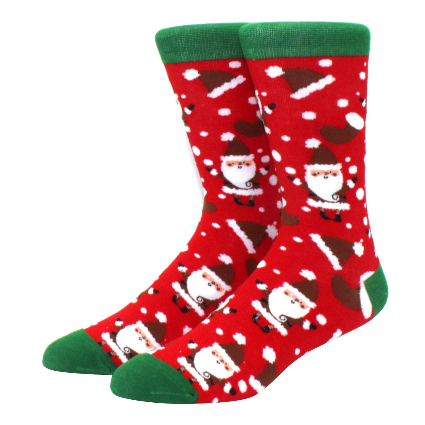 Christmas Tree Snow Elk Gift Cotton Socks