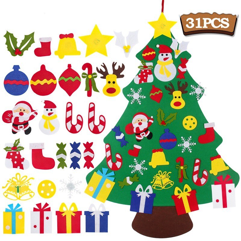 3D DIY Felt Christmas Tree Christmas Decorations