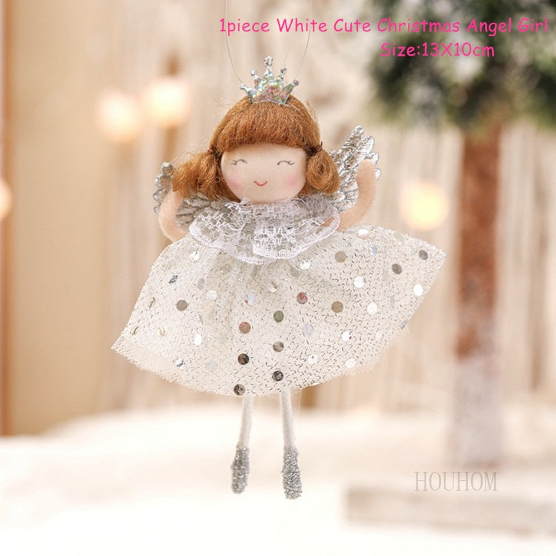 New Year Gifts Cute Angel Ski Dolls