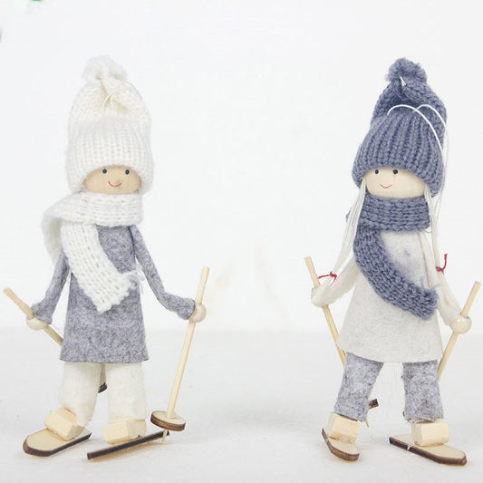 New Year Gifts Cute Angel Ski Dolls