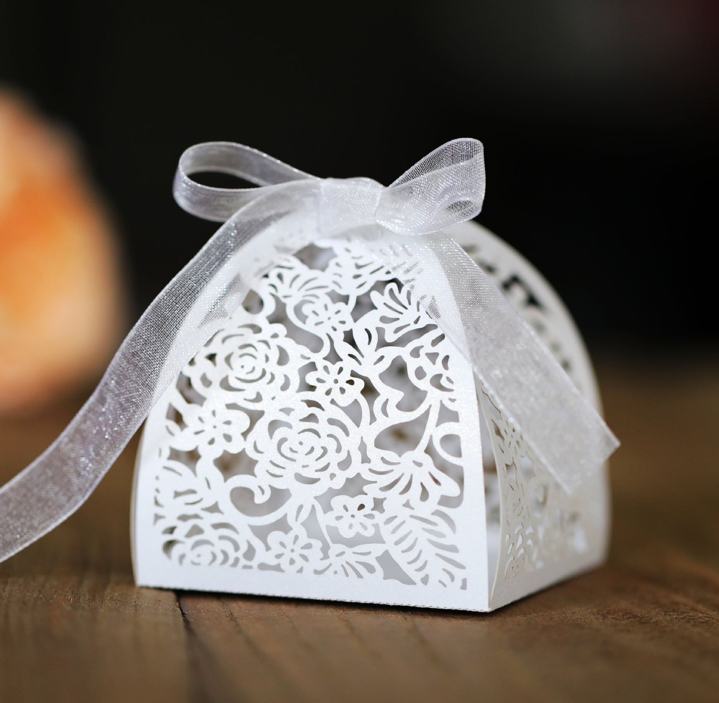 Wedding Candy Box Laser Cut Hollow Valentine's Day Gift Boxes