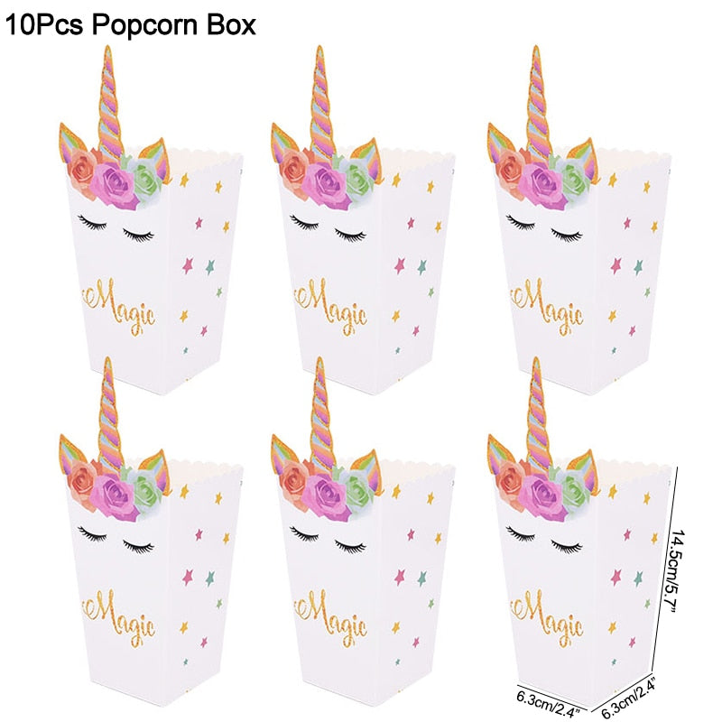 Unicorn Paper Candy Gift Bag Unicorn Party Cookie