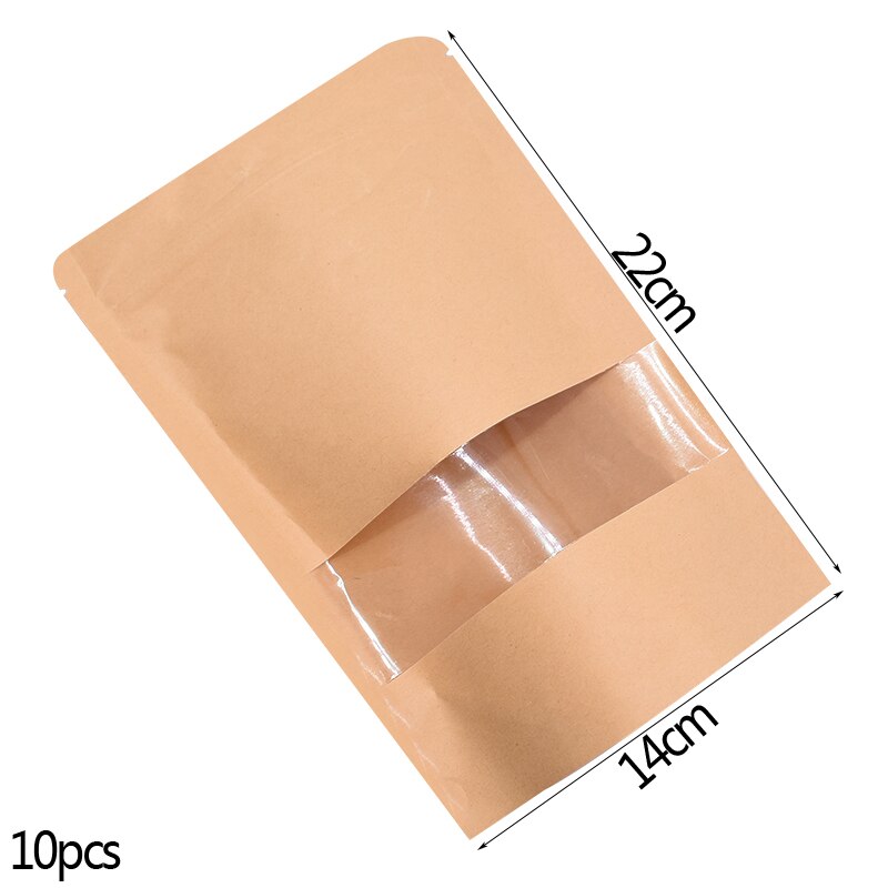 10 pack small gift bags paper kraft paper