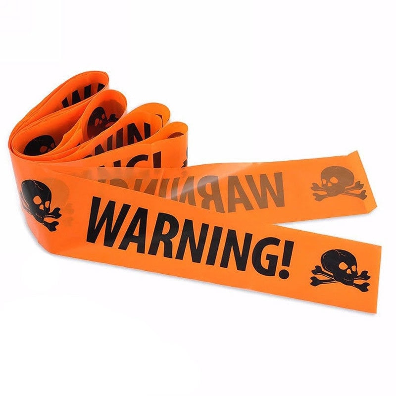 Halloween Party DIY Decoration Warning Tapes
