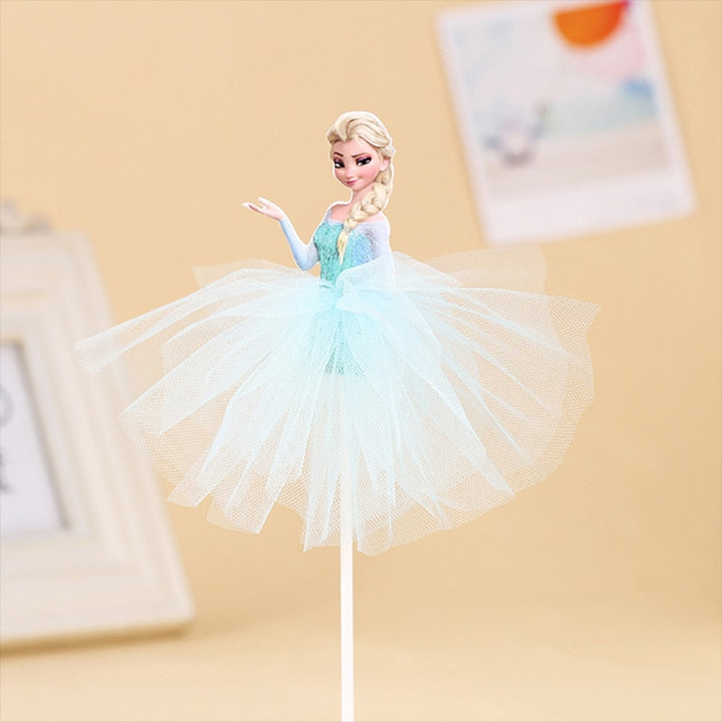 Frozen Elsa Anna Princess Cake Cupcake Toppers