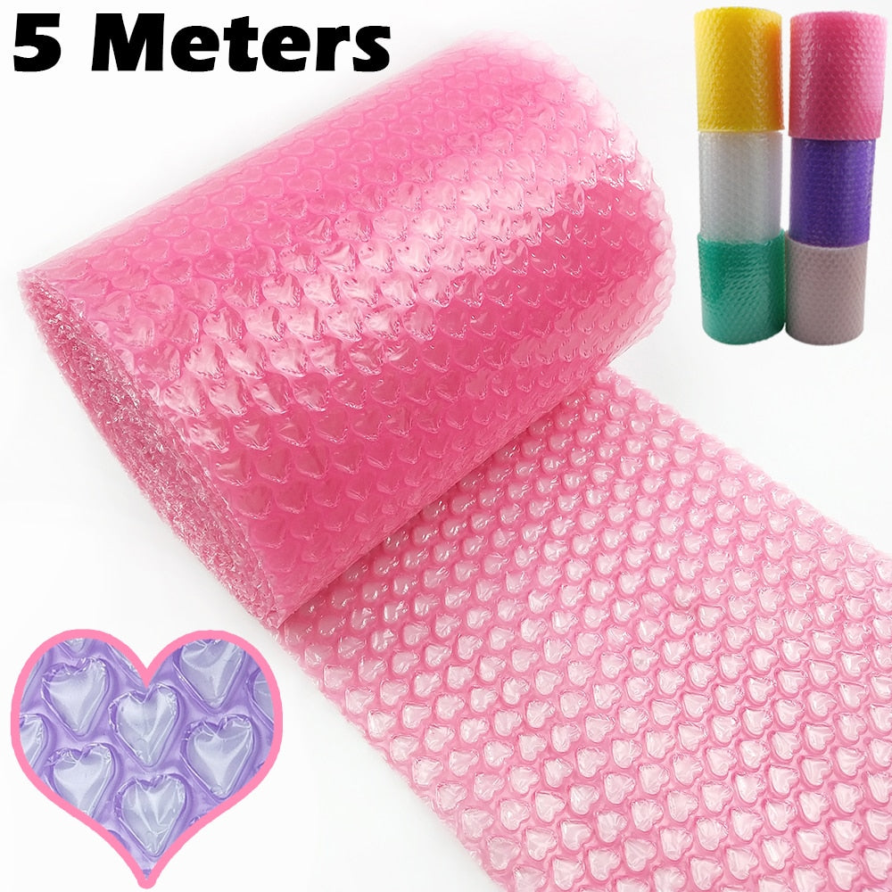 Pink Air Bubble Roll Love Heart-shaped Party