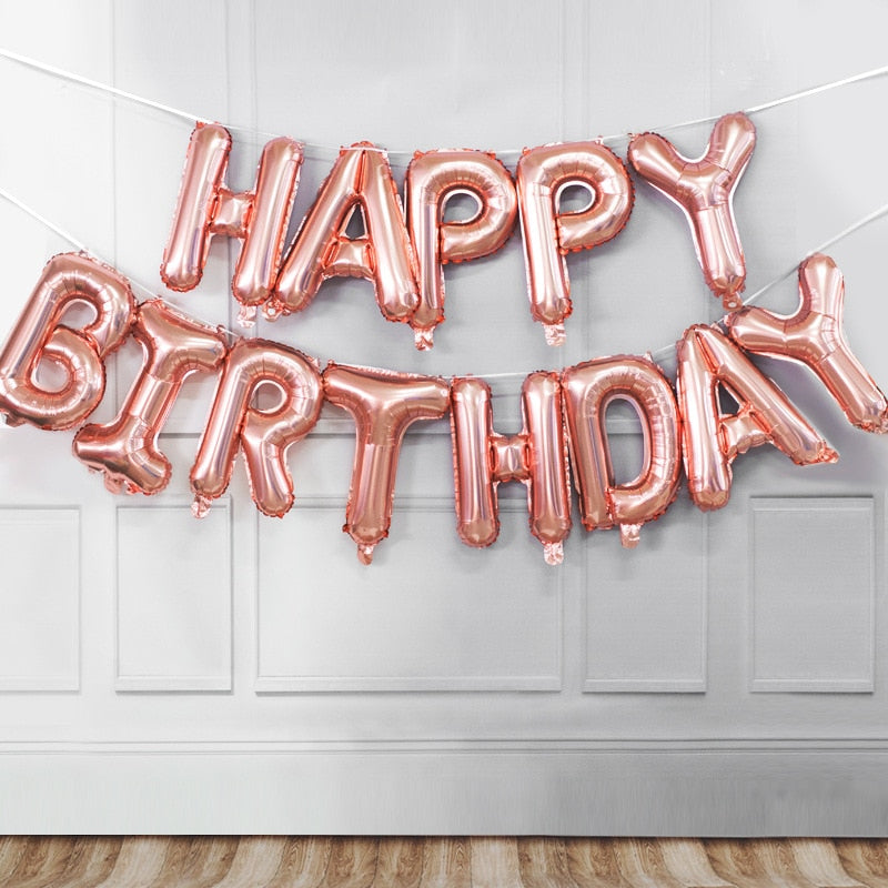 Happy Birthday Balloons Party Supplies Decoration