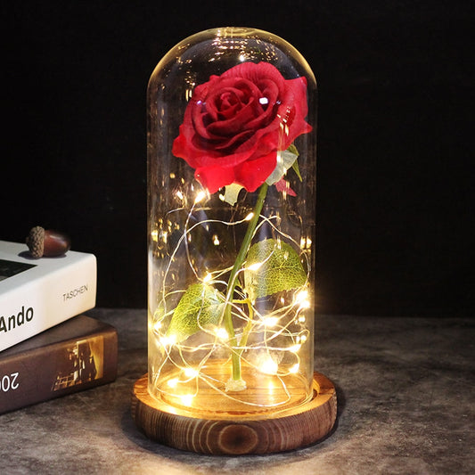Galaxy Rose Artificial Flowers Beauty and the Beast Rose