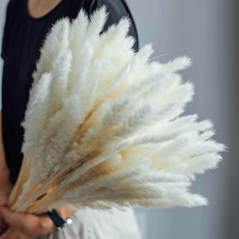 15Pieces Dried Pampas Grass Wedding Flower Bunch