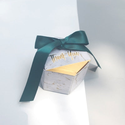 New Creative Marbling style Candy Boxes Wedding