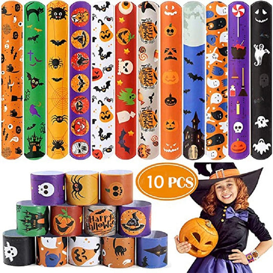 5pieces/10pieces Halloween Clap Circle Toys Pumpkin