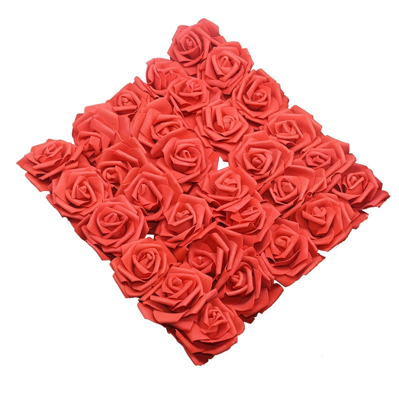 Artificial Flowers PE Foam Rose Fake Flowers Head