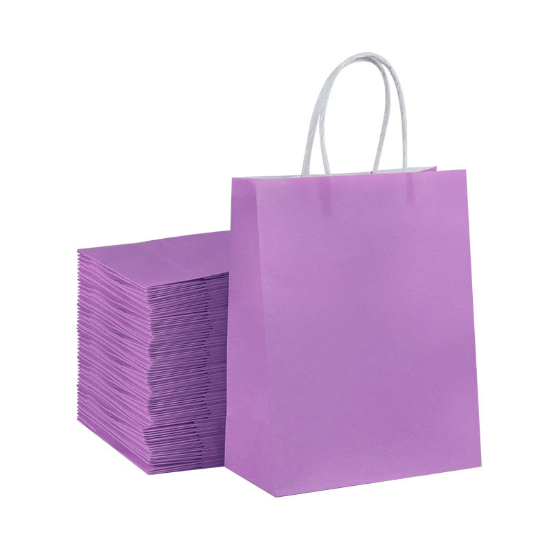 Portable Paper Bags Thank You Gift Packaging Bag