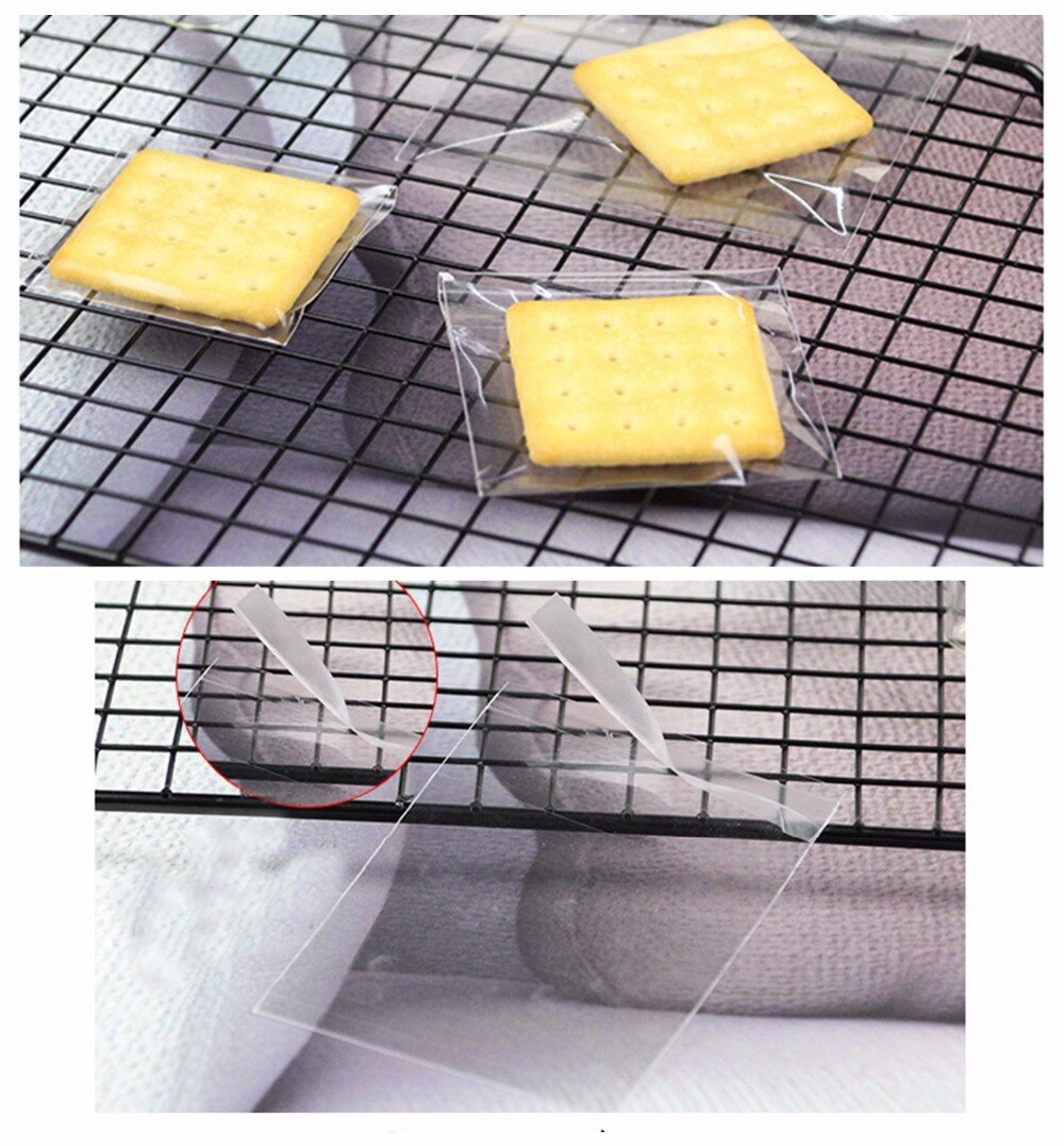 Transparent Cookie Bags Self Adhesive Seal