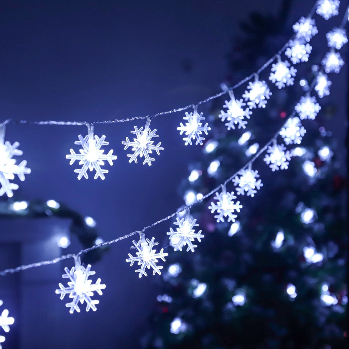 Snowflake LED Light Christmas Decor